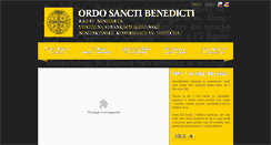 Desktop Screenshot of benediktini.cz