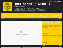 Tablet Screenshot of benediktini.cz